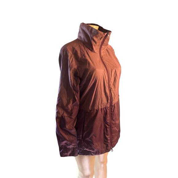 Women M Columbia Isabella Lake Long Line Windbreaker Zip Jacket Coat Anorak - Picture 1 of 6